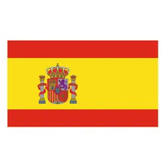 GENERICO - Bandera de España de fibra de poliéster 60 Cm X 90cm Con Escudo