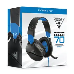 TURTLE BEACH - Audífono Gamer Recon 70 Ps4 Xbox PC Nintendo Switch Azul