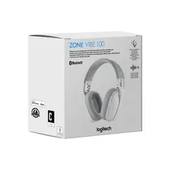 LOGITECH - Audifono C/Microf Zone Vibe 100 Bluetooth White