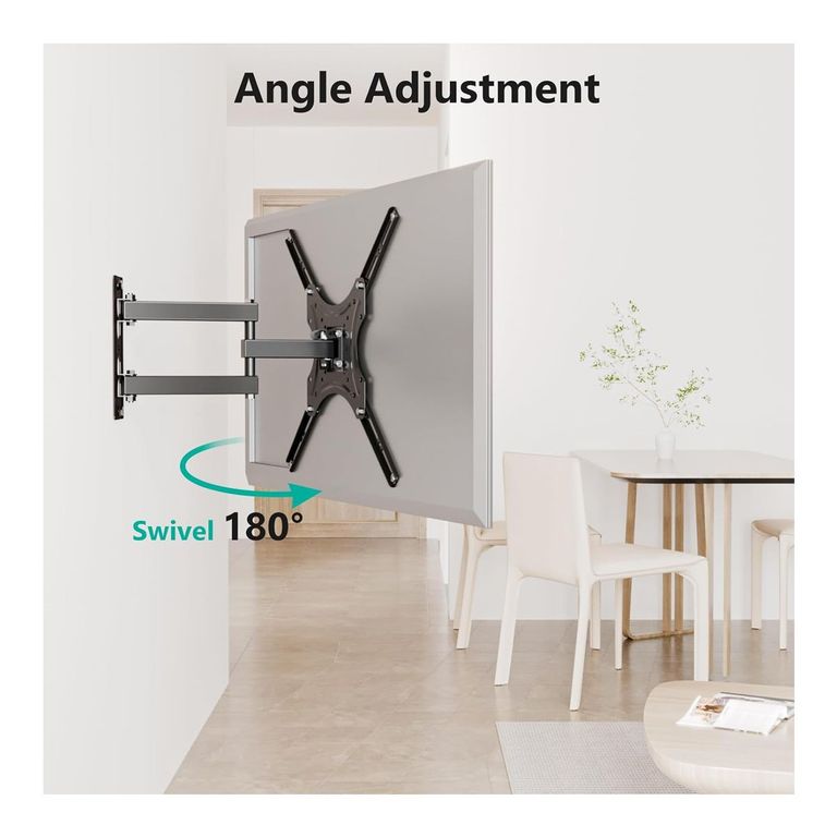 Rack Soporte De Pared Smart Tv 32”-55 Móvil Led Sala