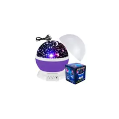 GENERICO - Lámpara Proyector De Estrella Y Luna Giratorio Para Niños