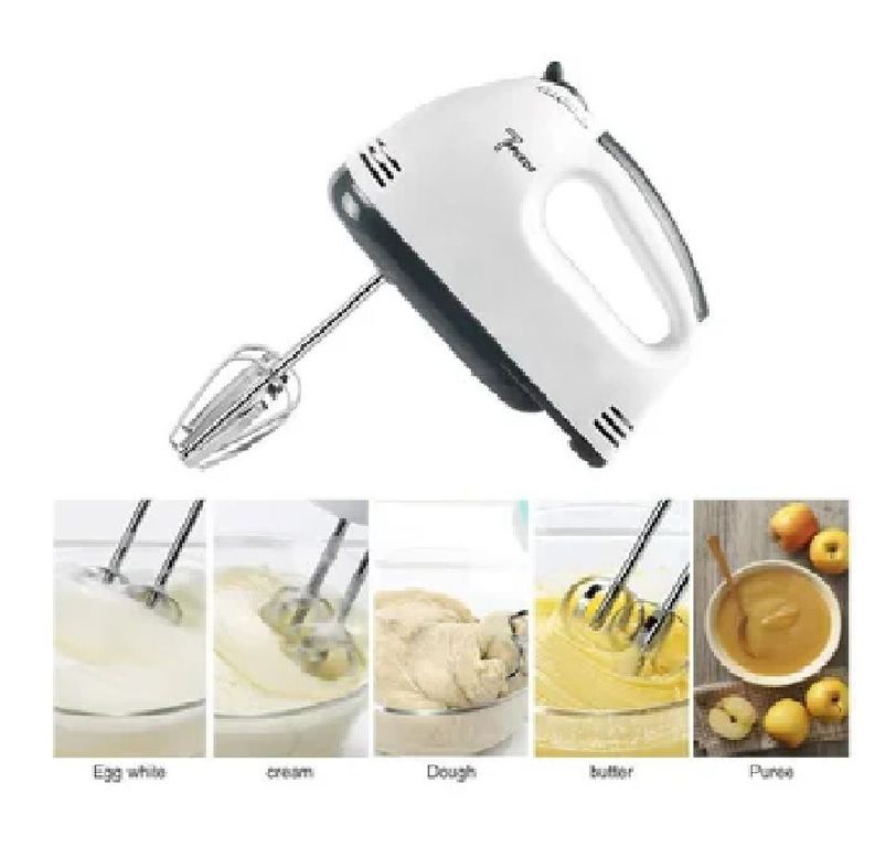 Mini Batidora Electrica con 7 Velocidades Batidor de Huevos