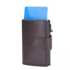 BAGSON - Billetera Hombre Cuero PU con Tarjetero PROTECTOR RFID