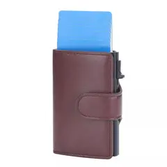 BAGSON - Billetera Hombre Cuero PU con Tarjetero PROTECTOR RFID
