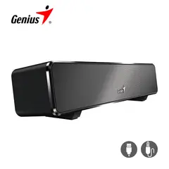 GENIUS - Parlantes USB SOUNDBAR 100 MINI 6W Negro