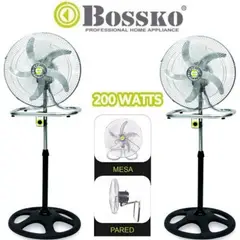 BOSSKO - PACK Ventilador BK-8218VI Motor de 200W de 5 aspas
