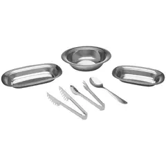 BRINOX - Juego Para Servir 6 Piezas Acero Inoxidable Lyon