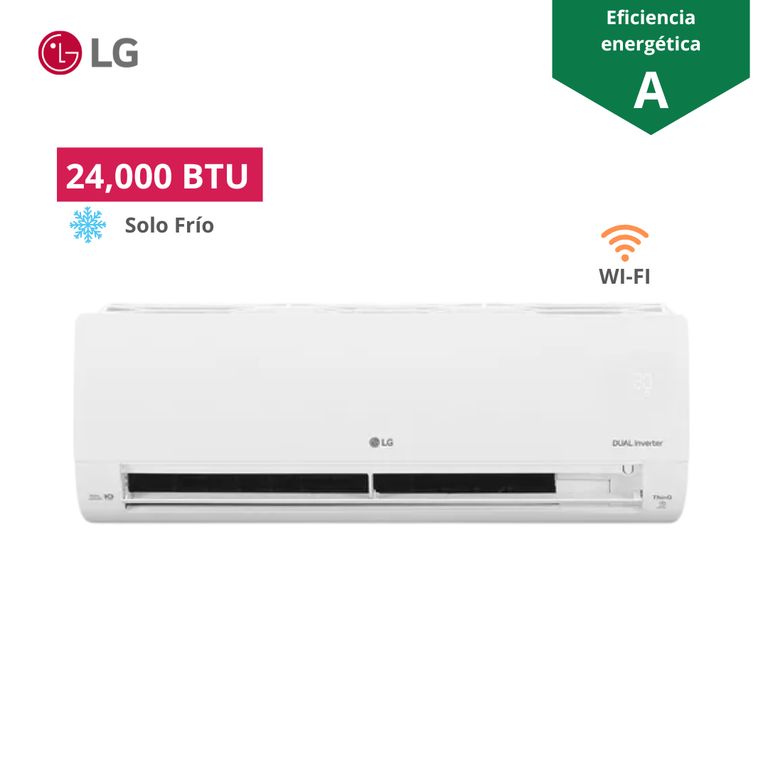 Aire Acondicionado 24000 BTU Inverter Frío Solo con WiFi