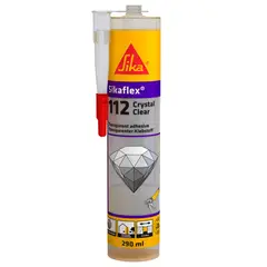 SIKA - Adhesivo y sellante elástico transp Sikaflex-112 Crystal Clear 290ml