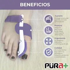 PURAMAS - CORRECTOR DE JUANETE FERULA HALLUX VALGUS NOCTURNO