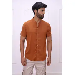 DM DEXMEN - Camisa Dexmen Neru Lino Dorado Promoción