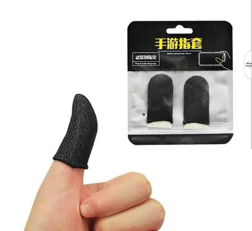Guante dedal gamer antisudor