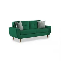 FABIANI HOME - Sofa de 2 Cuerpos Mango Fabiani Verde Oscuro