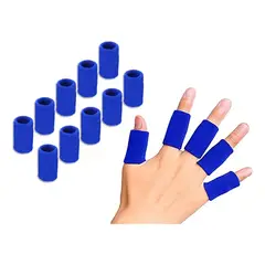 GENERICO - PROTECTOR PARA DEDOS 10PCS AZUL
