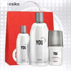 ESIKA - Set YOU 90 ml y 50 ml mas desodorante con bolsa regalo