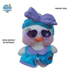 GENERICO - Peluche Kawaii de Patito Lalafanfan CELESTE