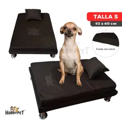 GENERICO - Cama para perro TARIMA DOG - Talla S - Color Negro