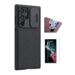 NILLKIN - CASE SAMSUNG S23 ULTRA Y VIDRIOS