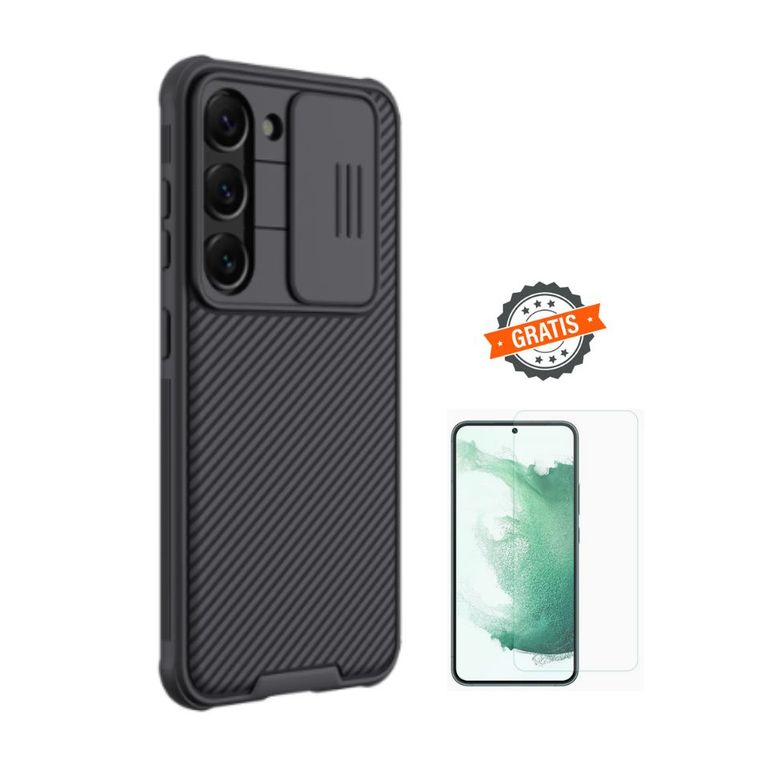 CASE CAMSHIELD SAMSUNG S23 Y VIDRIO UV