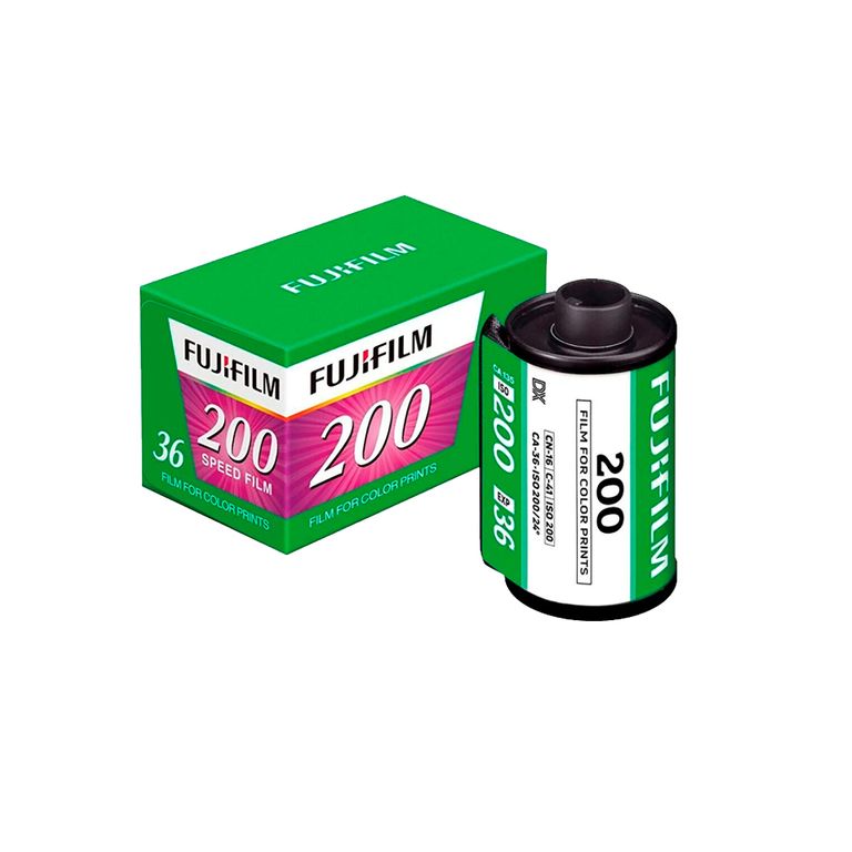 Rollo de Pelicula Fujfilm x 36 200 ASA DX.