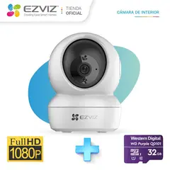 EZVIZ - Cámara Wifi Inalámbrica FullHd C6N SD 32GB