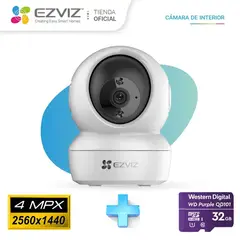 EZVIZ - Cámara Inalambrica C6N 4MP WIFI 24GHZ SD 32GB