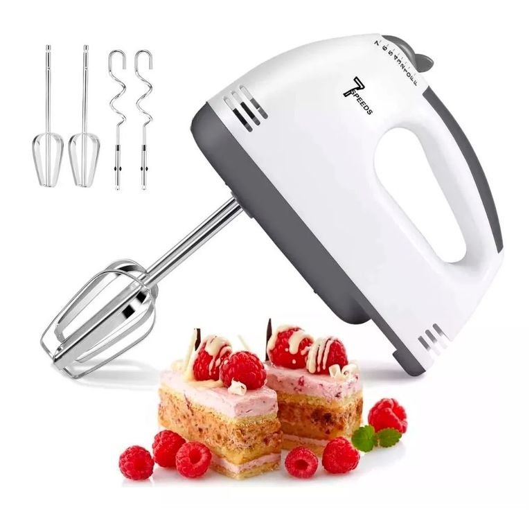 Batidora Mescladora Electrico Reposteria Pasteleria De 7 Velocidades