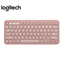 LOGITECH - Teclado Pebble 2 K380s Bluetooth/Wireless Sp Rosado