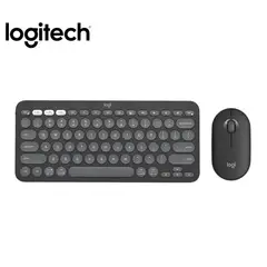 LOGITECH - Combo Teclado +Mouse Pebble 2 K380s + M350s Wirelless Negro