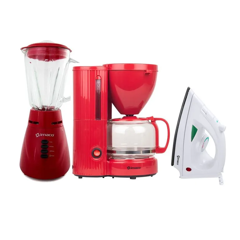 Tricombo Licuadora mas Cafetera mas Plancha -Imaco