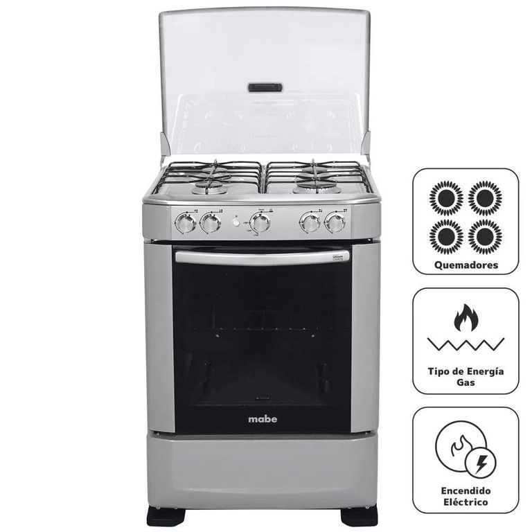 Cocina 60CM 4 Hornillas CMP6015AG0 Grafito