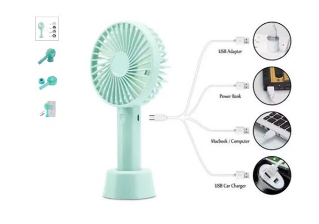 MINI VENTILADOR PORTÁTIL RECARGABLE