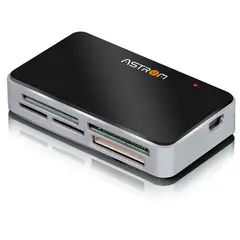 ASTROM - Lector De Tarjetas De Memoria AT1005 Negro