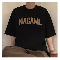 42AROZINA - Poleras moda hombre camiseta de manga corta de puro algodón-NAGAWL