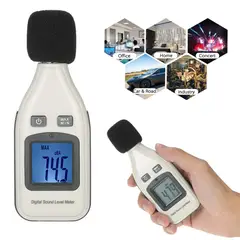 SAMWIN - Medidor de nivel de sonido Digital sonometro Decibelimetro