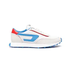 DIESEL - Zapatillas Racer S-Racer Star White/French Blue/Red Alert Hombre
