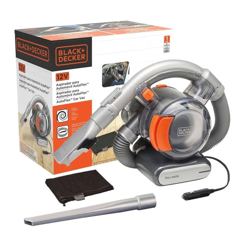 Aspiradora CiclÃ³nica Auto Flex 12V 560 ml Black + Decker BDCV560F-LA.