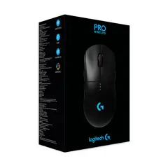 LOGITECH - Mouse Gamer G Pro Lightspeed Wireless Hero 25K Rb Black