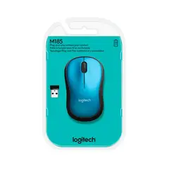 LOGITECH - Mouse M185 Inalambrico Blue