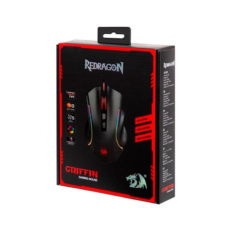 Mouse Gamer Griffin M607 Black