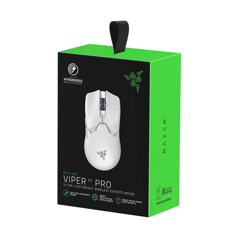 Mouse Gamer Hyperspeed Viper V2 Pro Wireless White