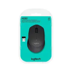 LOGITECH - Mouse M280 Wireless Black