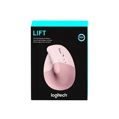 LOGITECH - Mouse Lift Vertical Wireless/Bt Rose