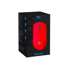 LOGITECH - Mouse G Pro X Superlight Wireleess Lightspeedd Hero 25K Red