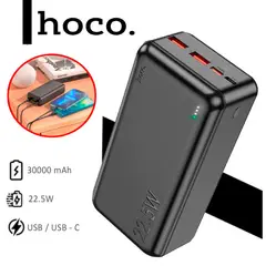 HOCO - Power Bank 30000 mAh Bateria Externa Portatil Con Carga Rapida 22.5W