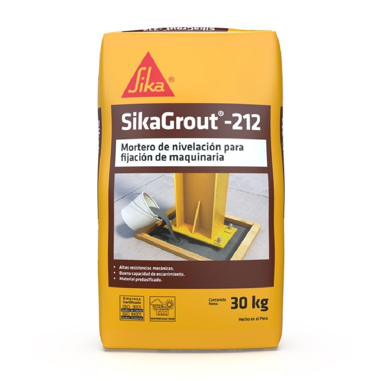 Mortero de nivelación Sikagrout®-212 de 30 Kg