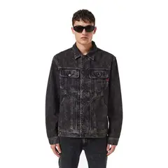 DIESEL - Casaca D-Riley Gray Denim Unisex