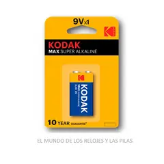 KODAK - BATERIA MAX 9V SUPER ALKALINE