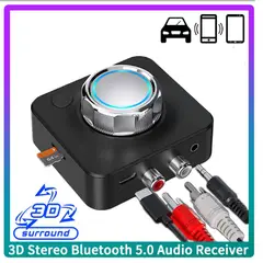 GENERICO - Adaptador Receptor de Audio Bluetooth 5.0 Inalámbrico 3D