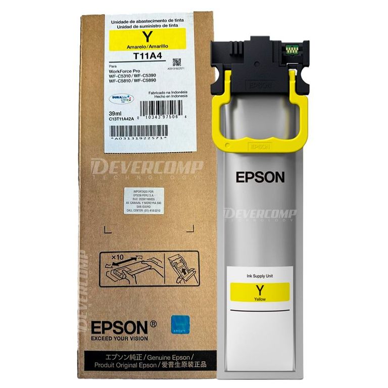 Tinta T11A420 Yellow para WF-C5810 WF-C5890
